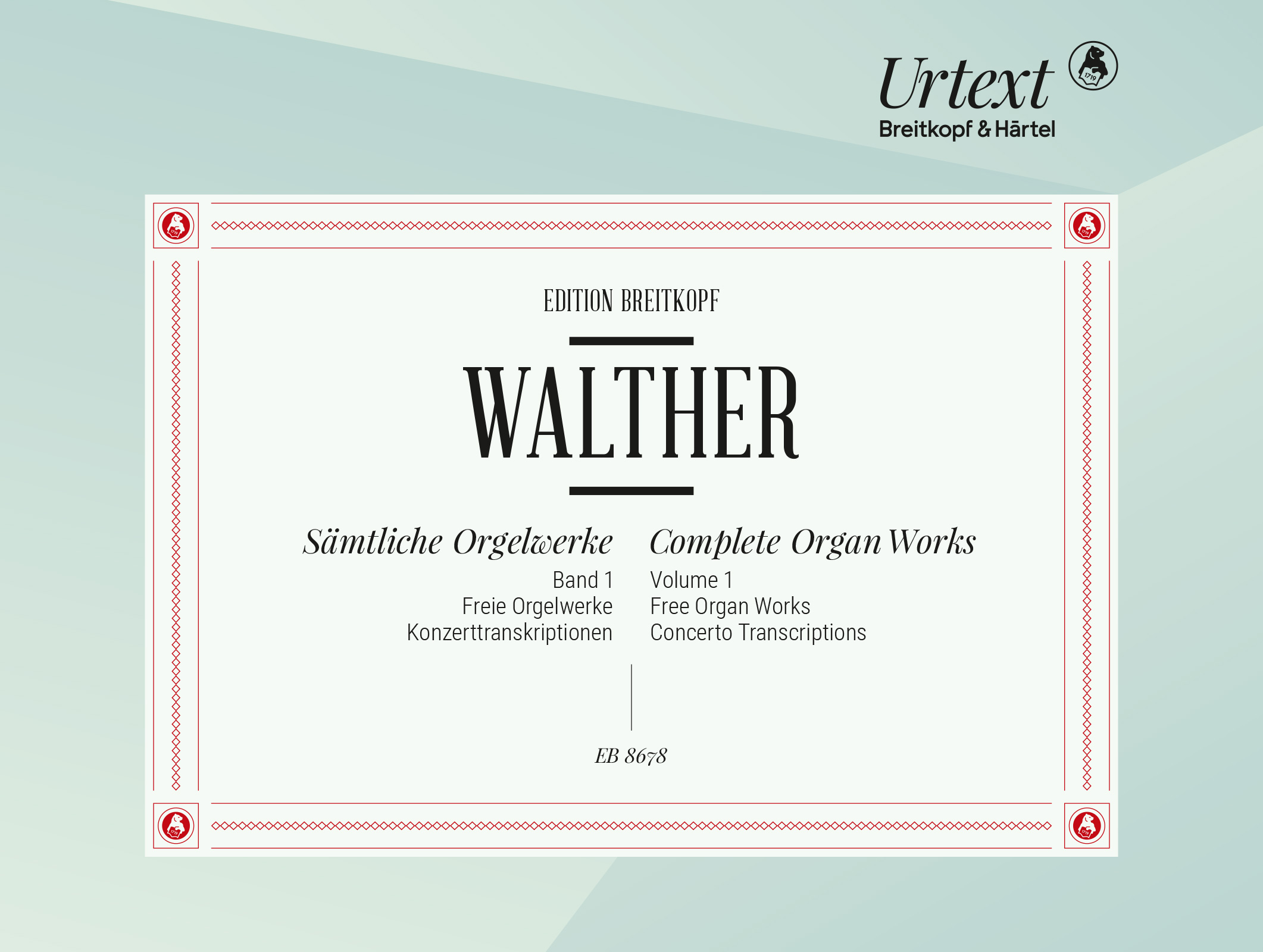 EB 8678D - Sämtliche Orgelwerke - Cover