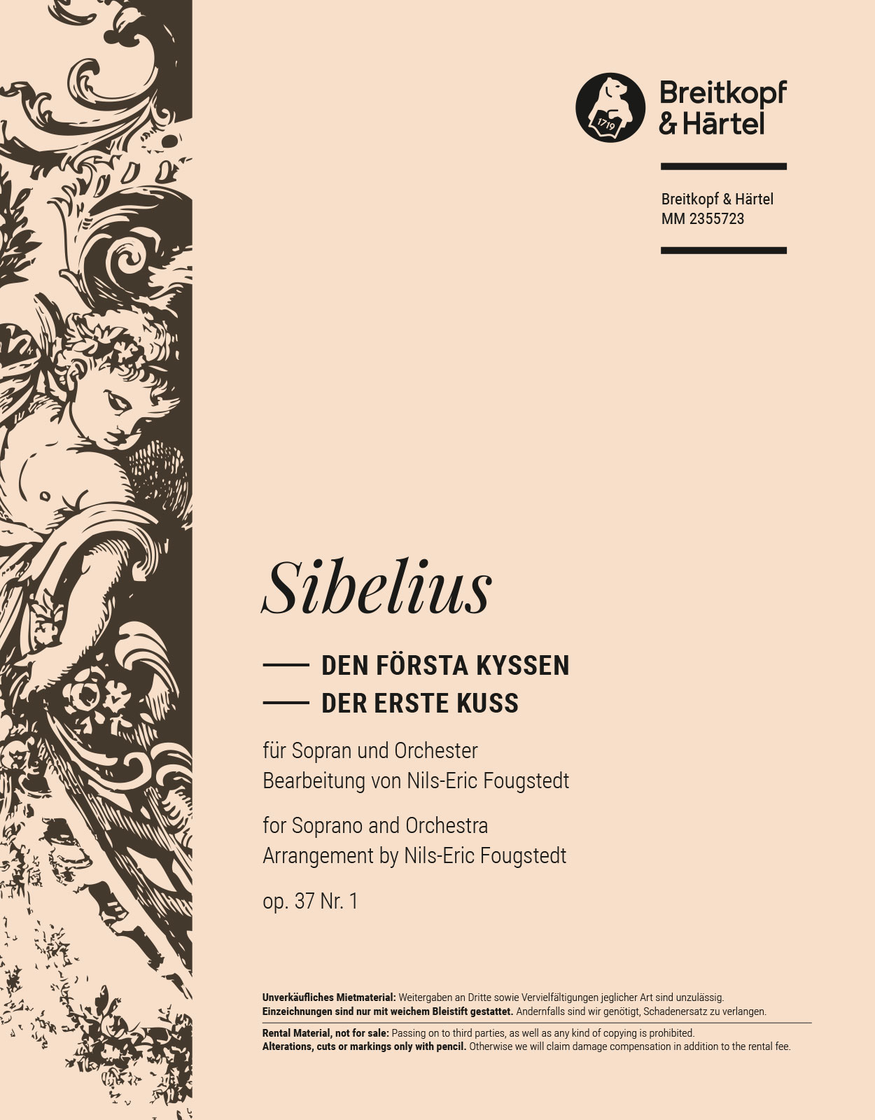 MM 2355723 - Den första kyssen op. 37/1 - Cover