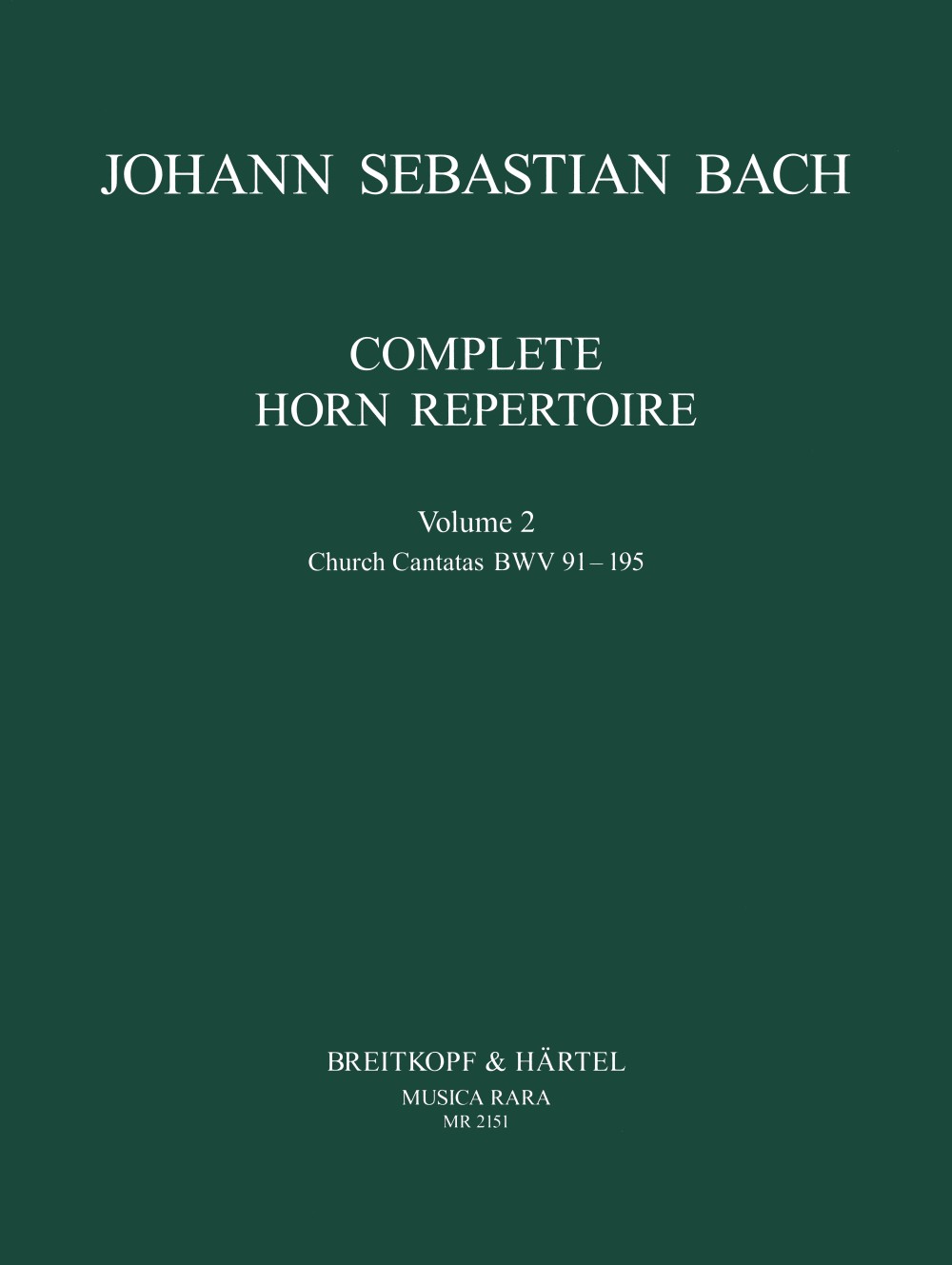 MR 2151 - Vollständiges Horn-Repertoire - Cover