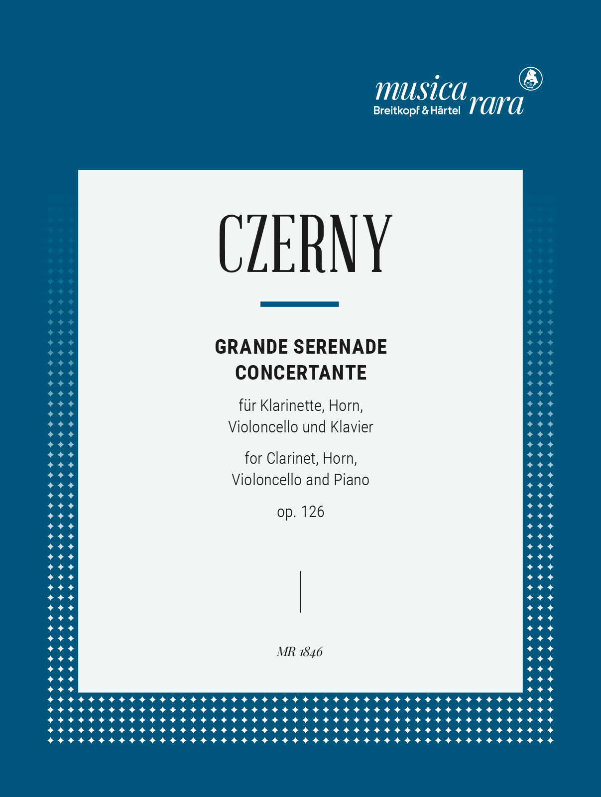 Carl Czerny - Grande Serenade Concertante op. 126 - Cover