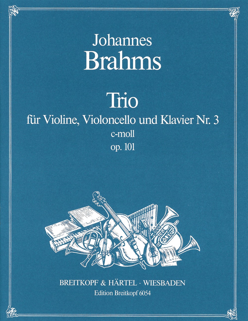 Johannes Brahms - Piano Trio No. 3 in C minor Op. 101 - Cover