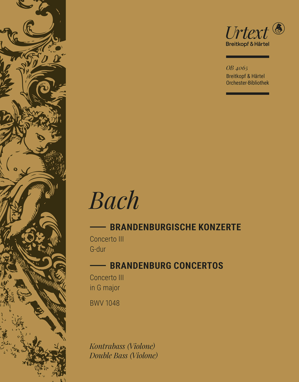 OB 4065-27 - Brandenburg Concerto No. 3 in G major BWV 1048 - Cover