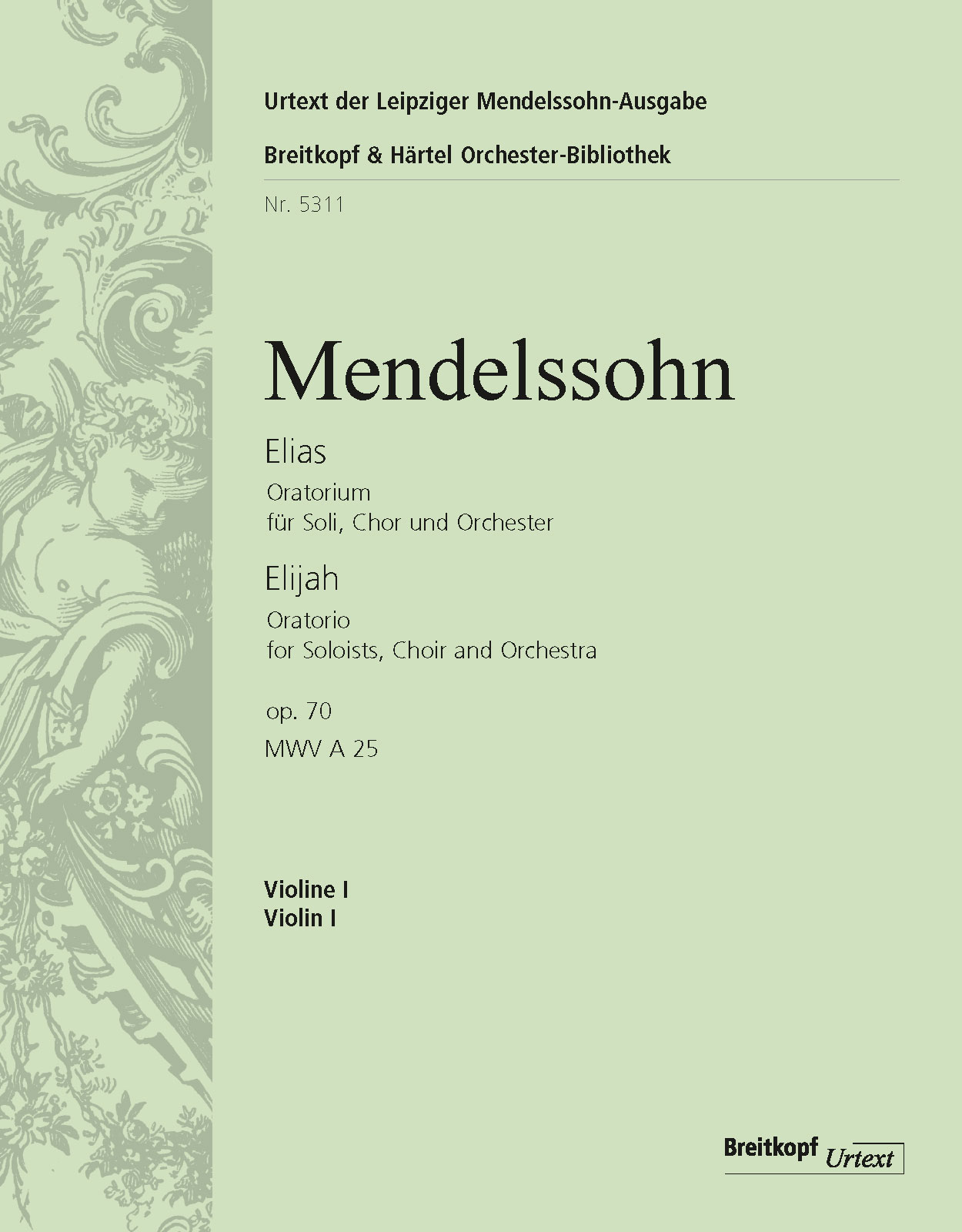 OB 5311-15 - Elias op. 70 MWV A 25 - Cover