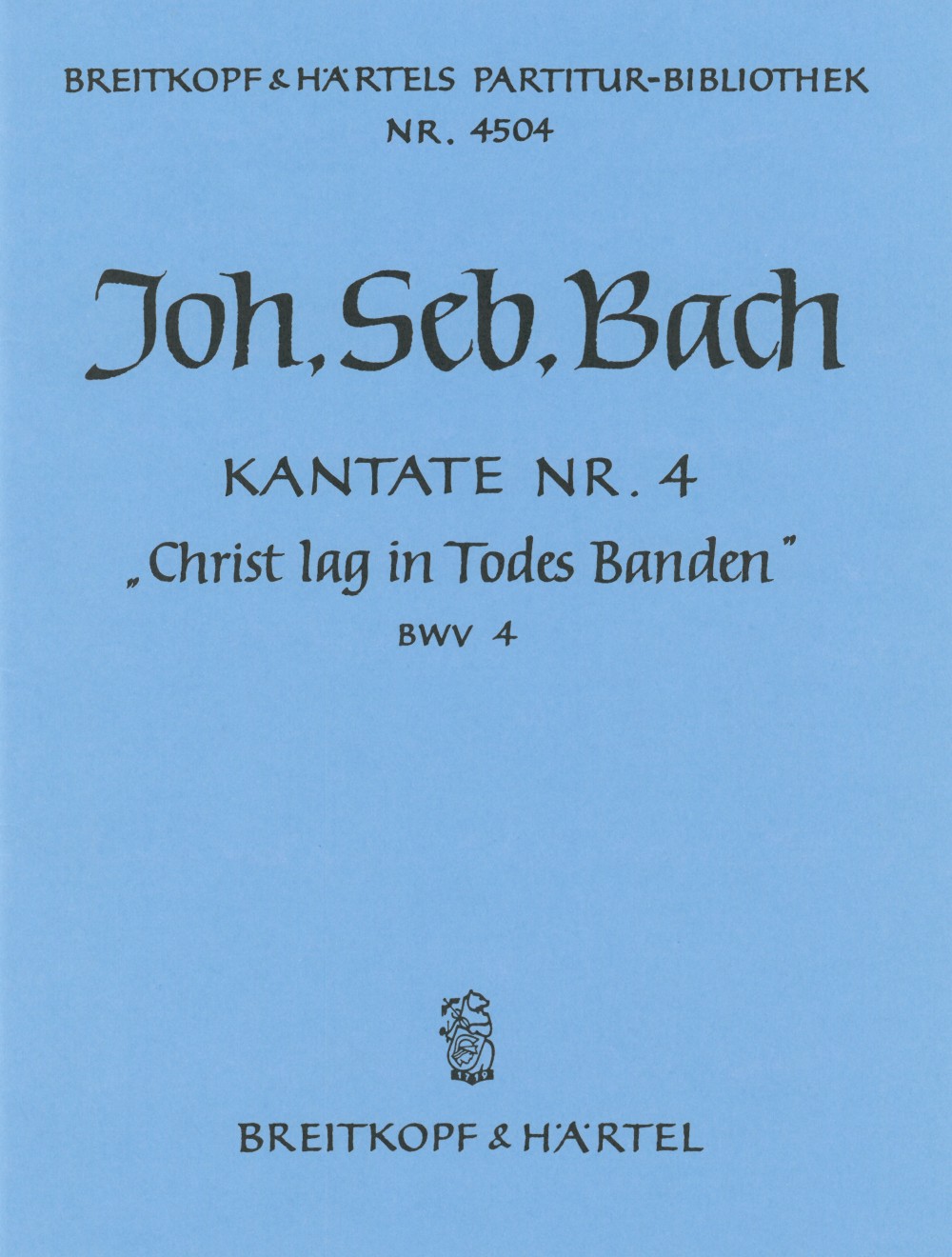 PB 4504 - Kantate BWV 4 „Christ lag in Todes Banden“ - Cover
