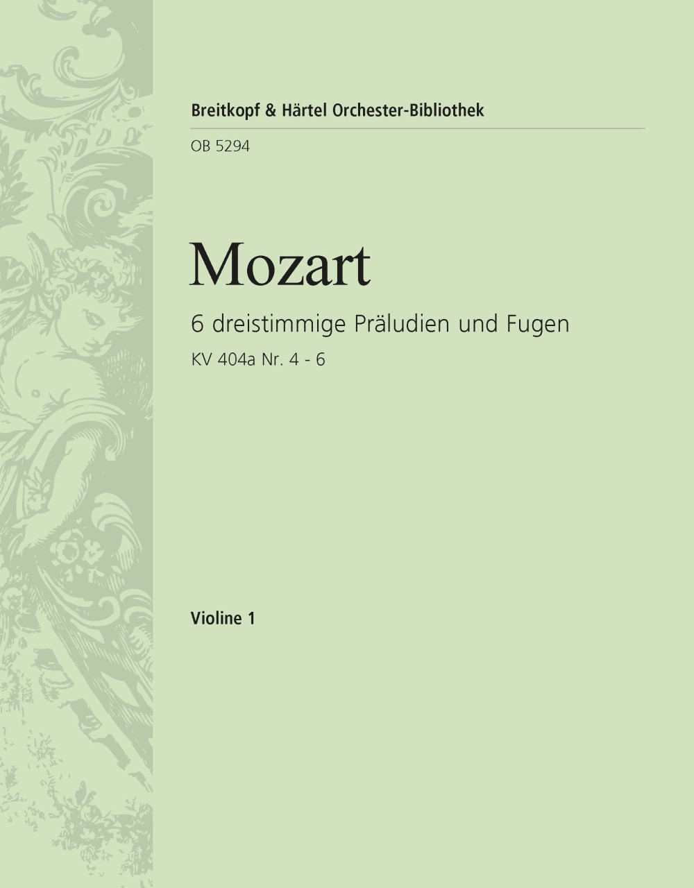 OB 5294-15 - 6 dreistimmige Präludien und Fugen - Cover