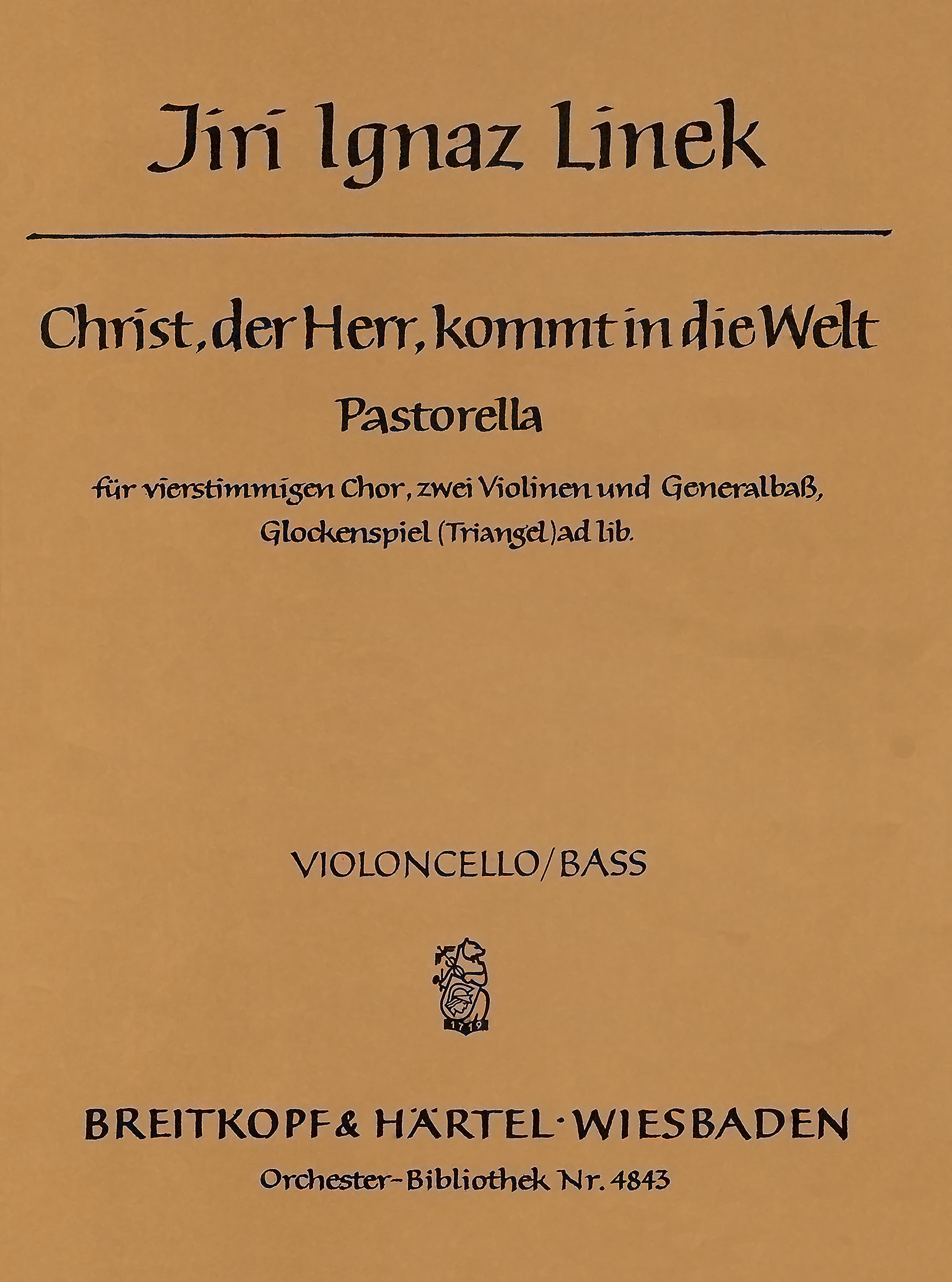 OB 4843-26 - Christ, der Herr, kommt in die Welt - Cover