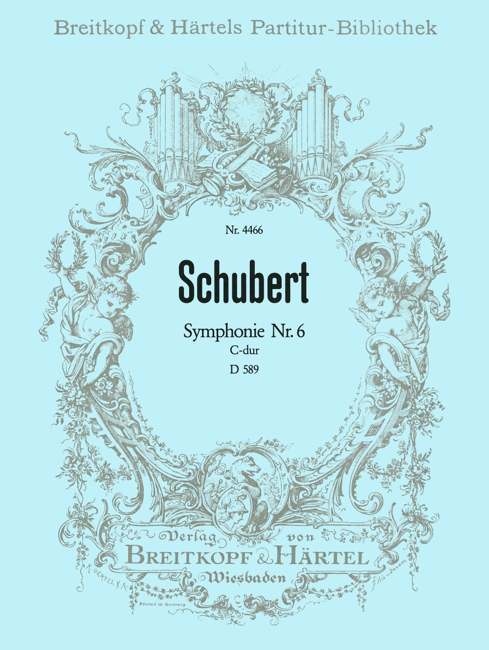 Franz Schubert - Symphony No. 6 in C major D 589 - Cover