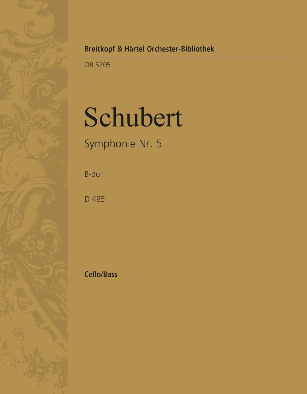 OB 5205-26 - Symphonie Nr. 5 B-dur D 485 - Cover