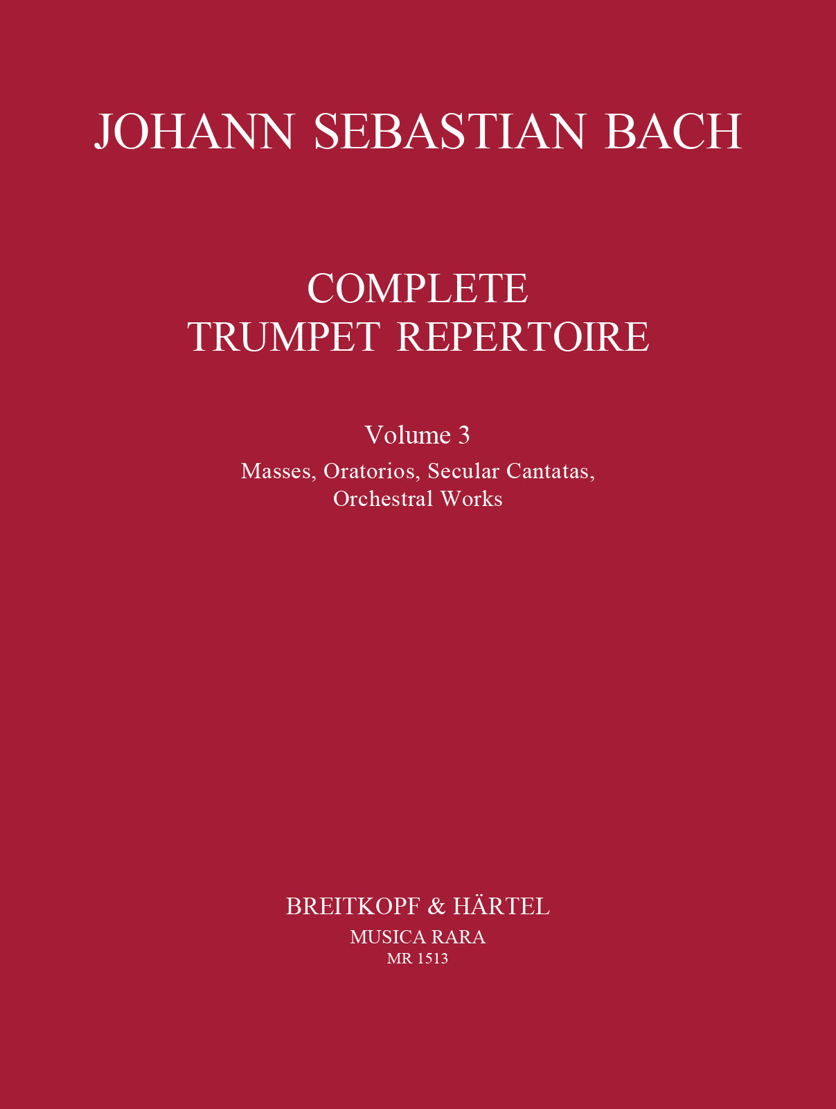 MR 1513 - Vollständiges Trompeten-Repertoire - Cover