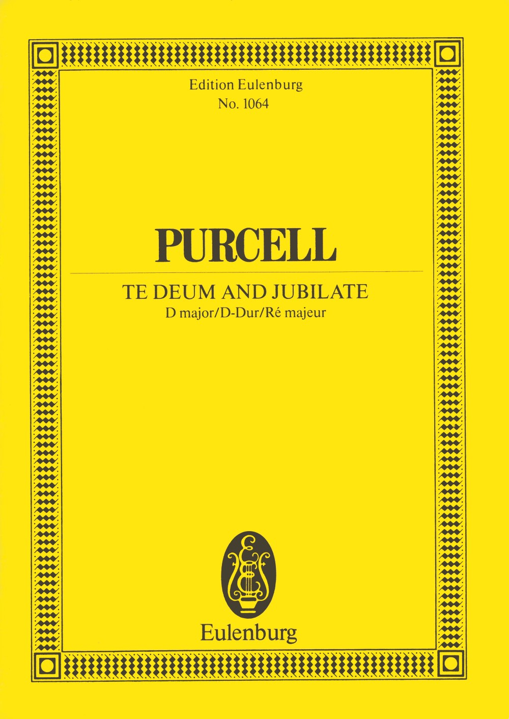 Henry Purcell - Te Deum and Jubilate D-dur Z 232 - Cover