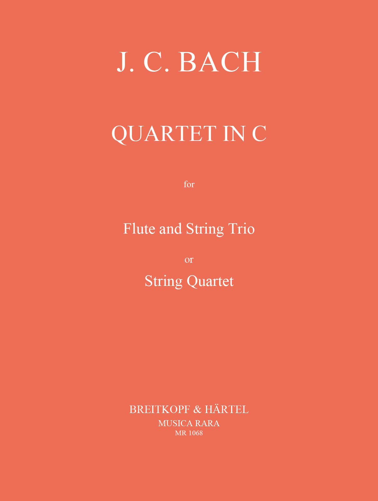 Johann Christian Bach - Quartett in C - Cover