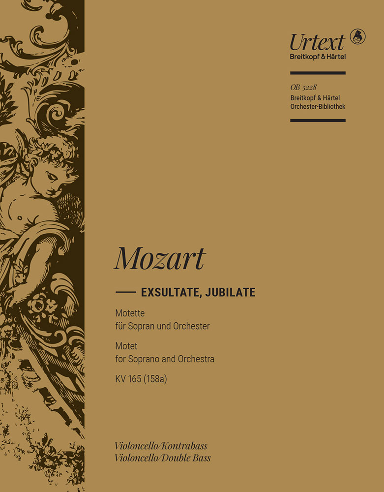 OB 5228-26 - Exsultate, jubilate KV 165 (158a) - Cover
