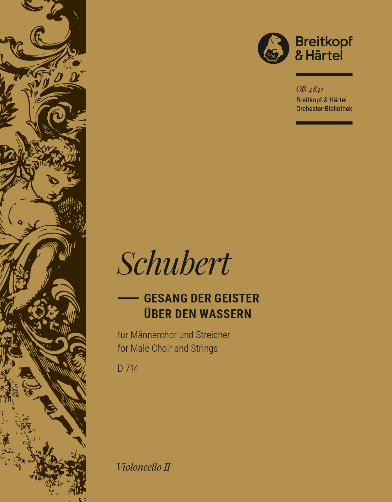 OB 4841-24 - Gesang der Geister über den Wassern D 714 [op. posth. 167] - Cover