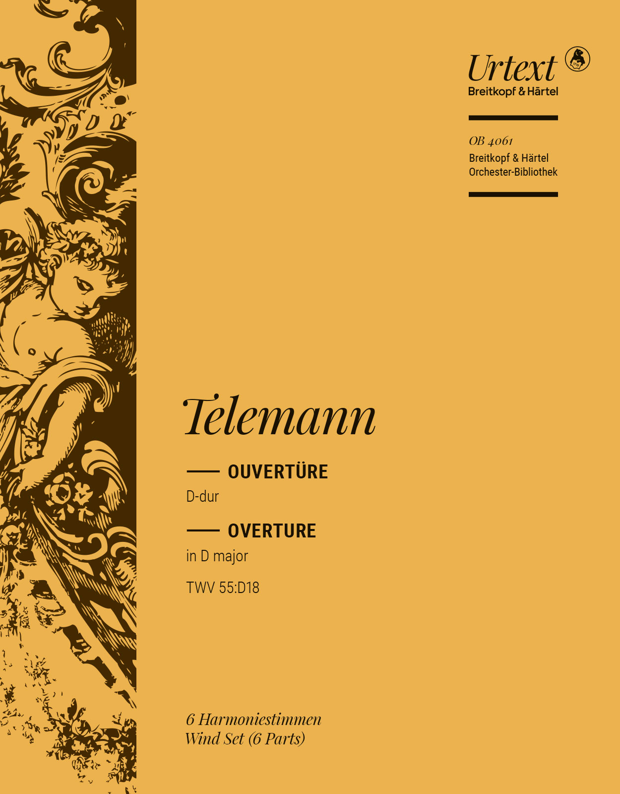 OB 4061-30 - Overture in D major TWV 55:D18 - Cover
