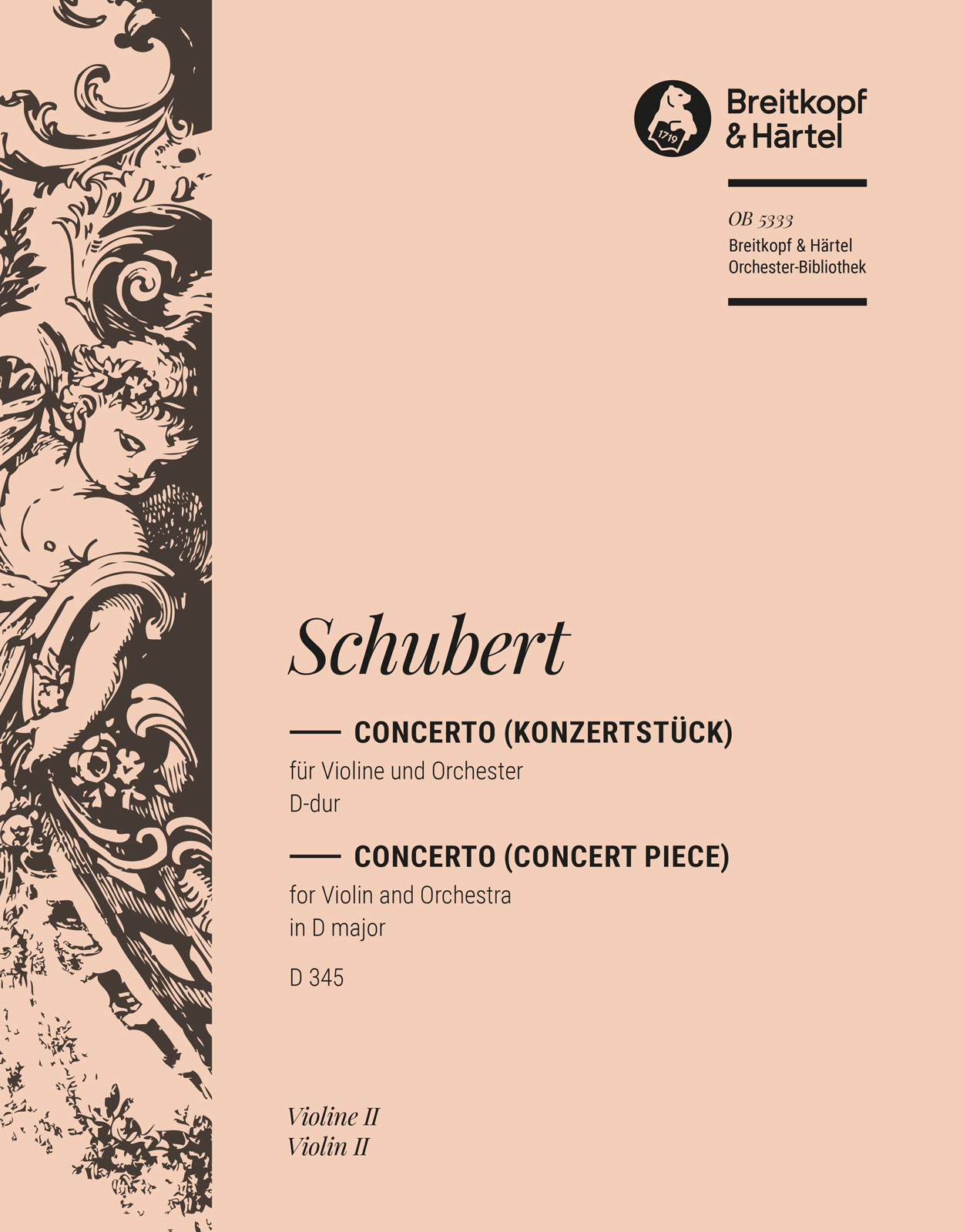 OB 5333-16 - Concerto D-dur D 345 - Cover