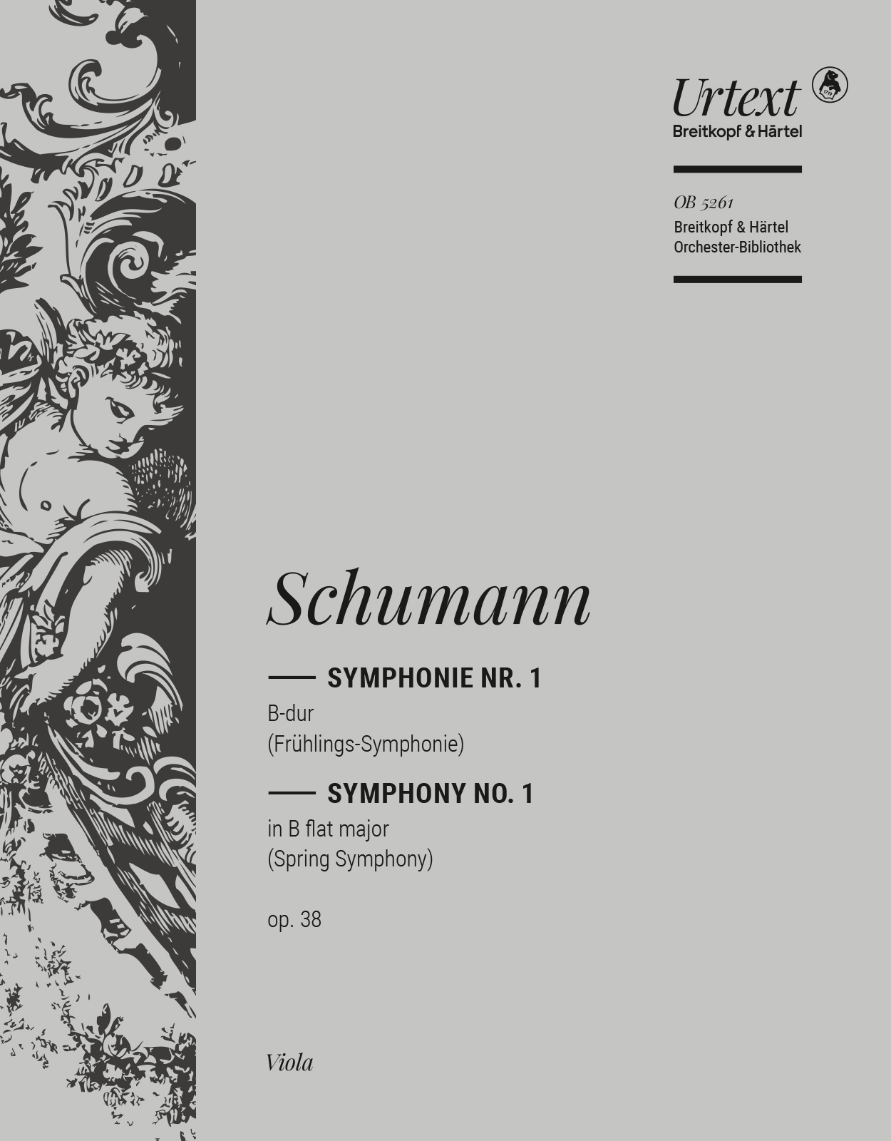 OB 5261-19 - Symphonie Nr. 1 B-dur op. 38 - Cover