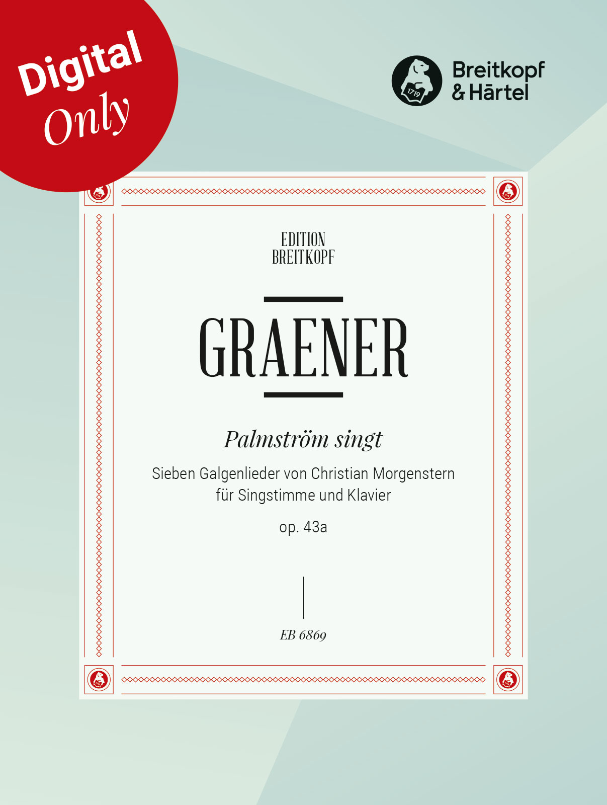 Paul Graener - Galgenlieder op. 43 - Cover