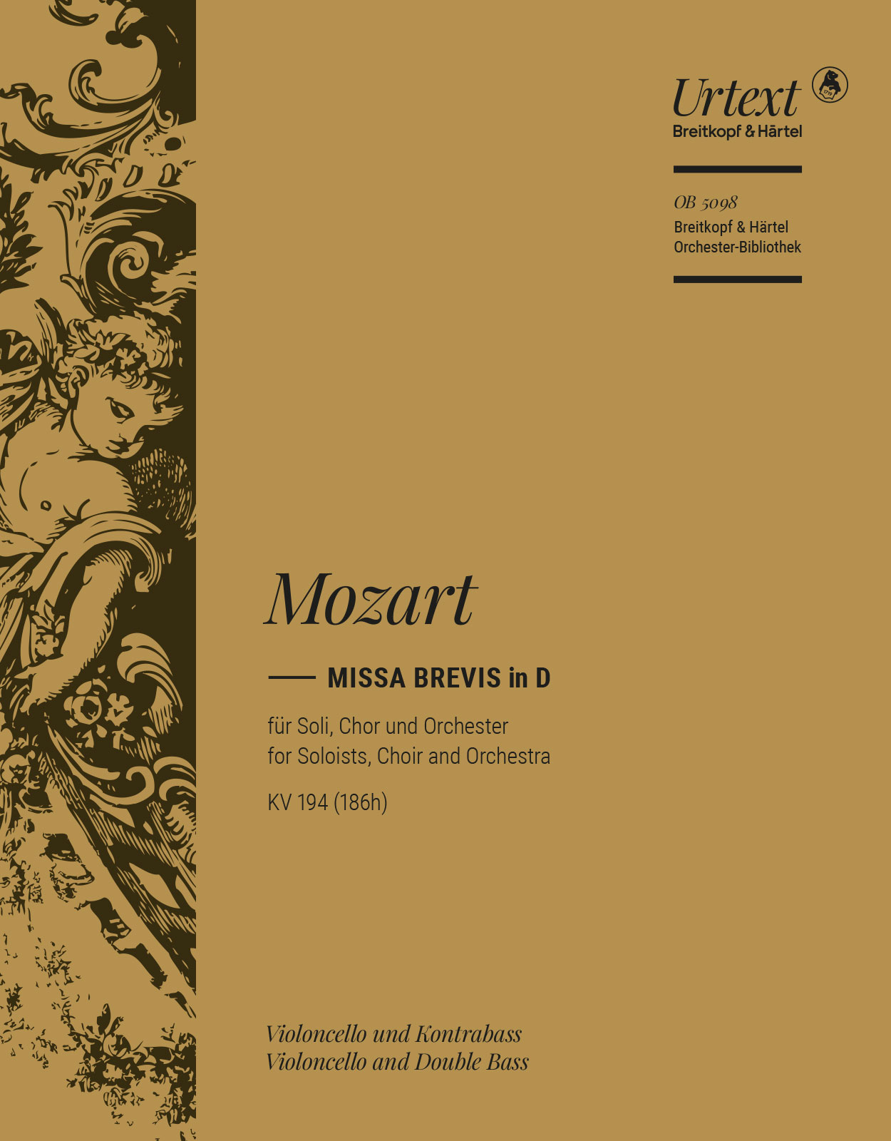 OB 5098-26 - Missa brevis in D KV 194 (186h) - Cover
