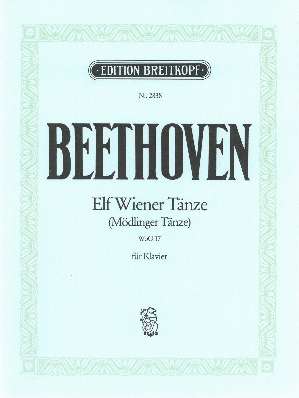 Ludwig van Beethoven - 11 Viennese Dances WoO 17 - Cover