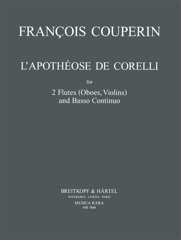 François Couperin - L’Apothéose de Corelli - Cover