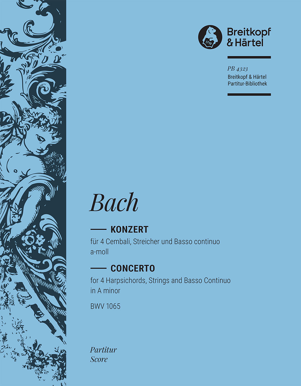 Johann Sebastian Bach - Harpsichord Concerto in A minor BWV 1065 - Cover