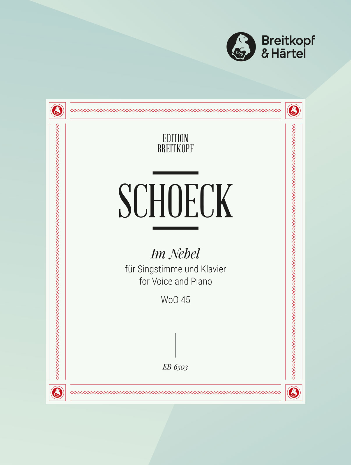 Othmar Schoeck - Im Nebel - Cover