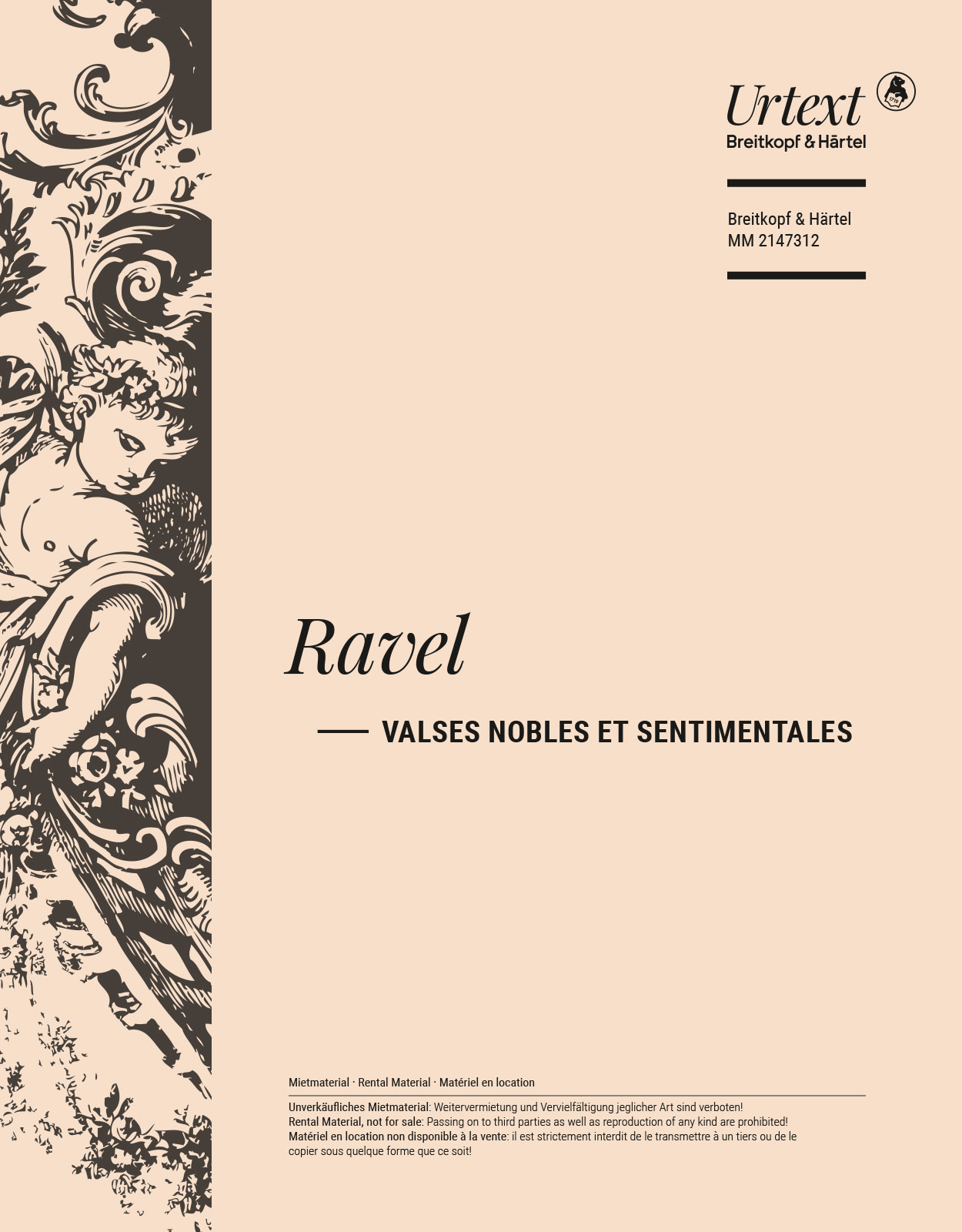 MM 2147312 - Valses nobles et sentimentales - Cover