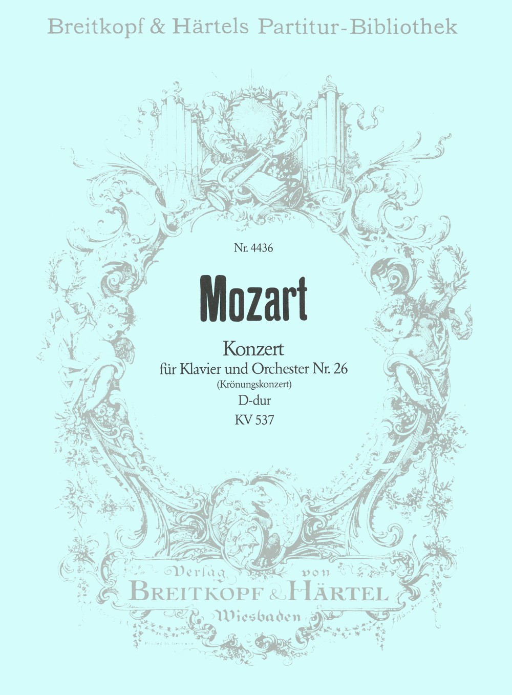 Wolfgang Amadeus Mozart - Klavierkonzert [Nr. 26] D-dur KV 537 - Cover