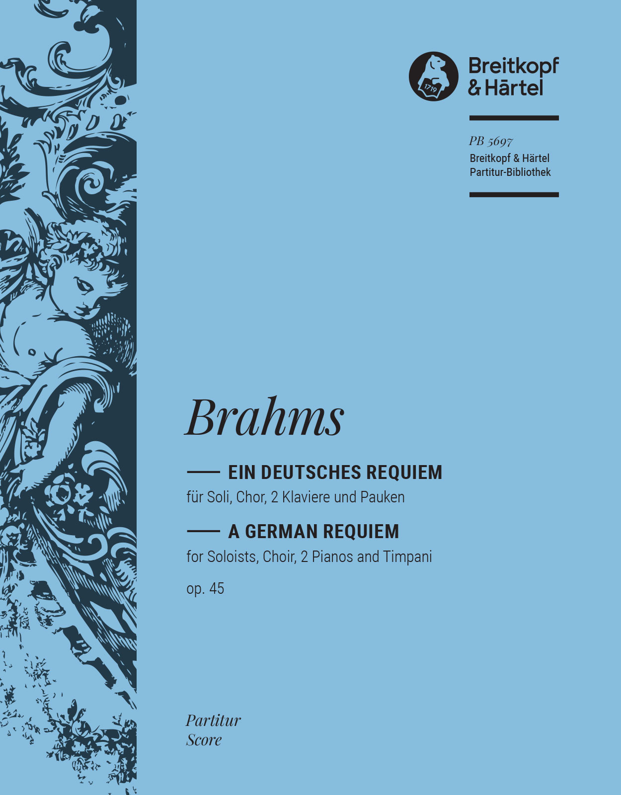 Johannes Brahms - A German Requiem Op. 45 - Cover