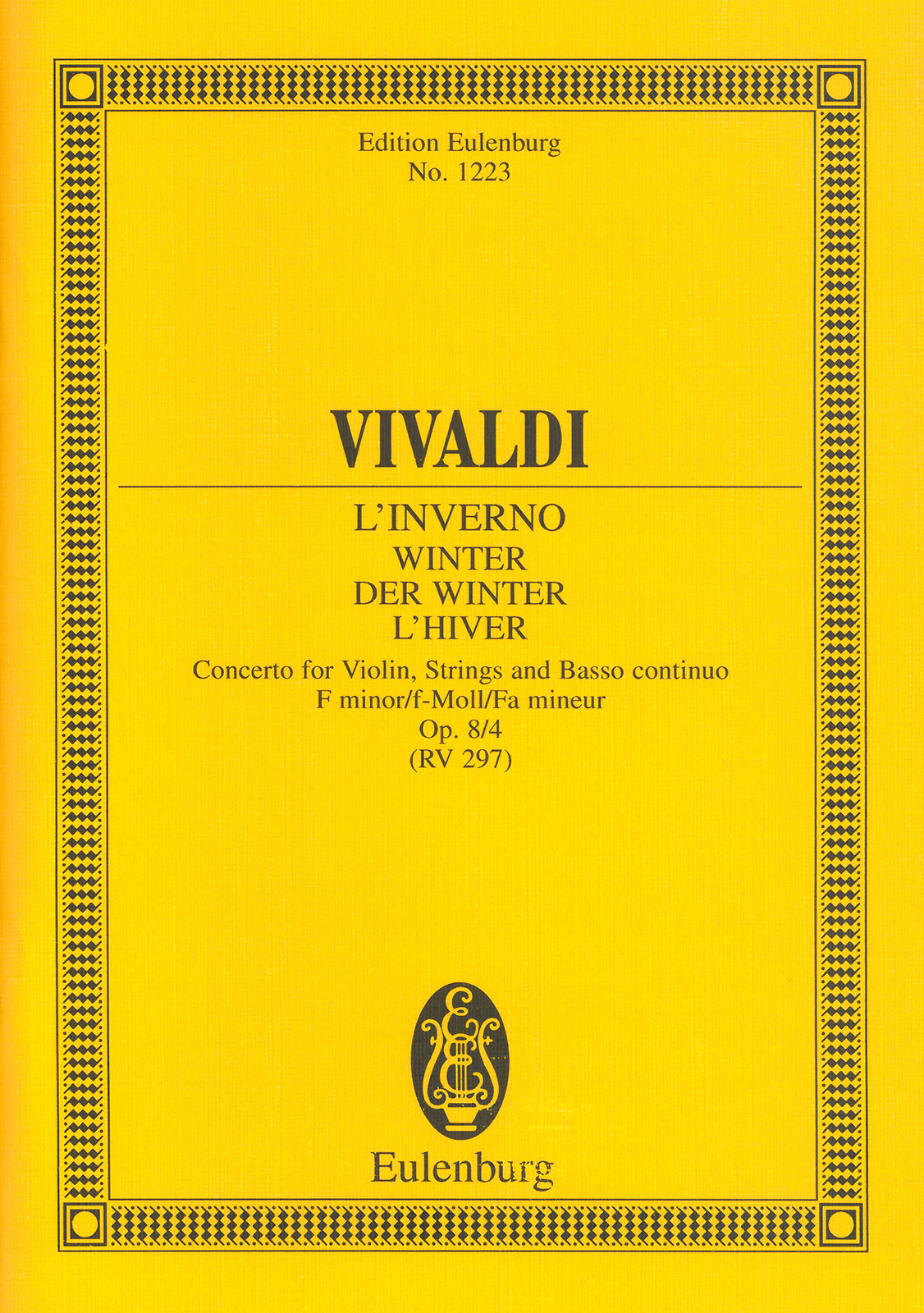 ETP 1223 - Le quattro stagioni (Die vier Jahreszeiten) op. 8/4 RV 297 - Cover