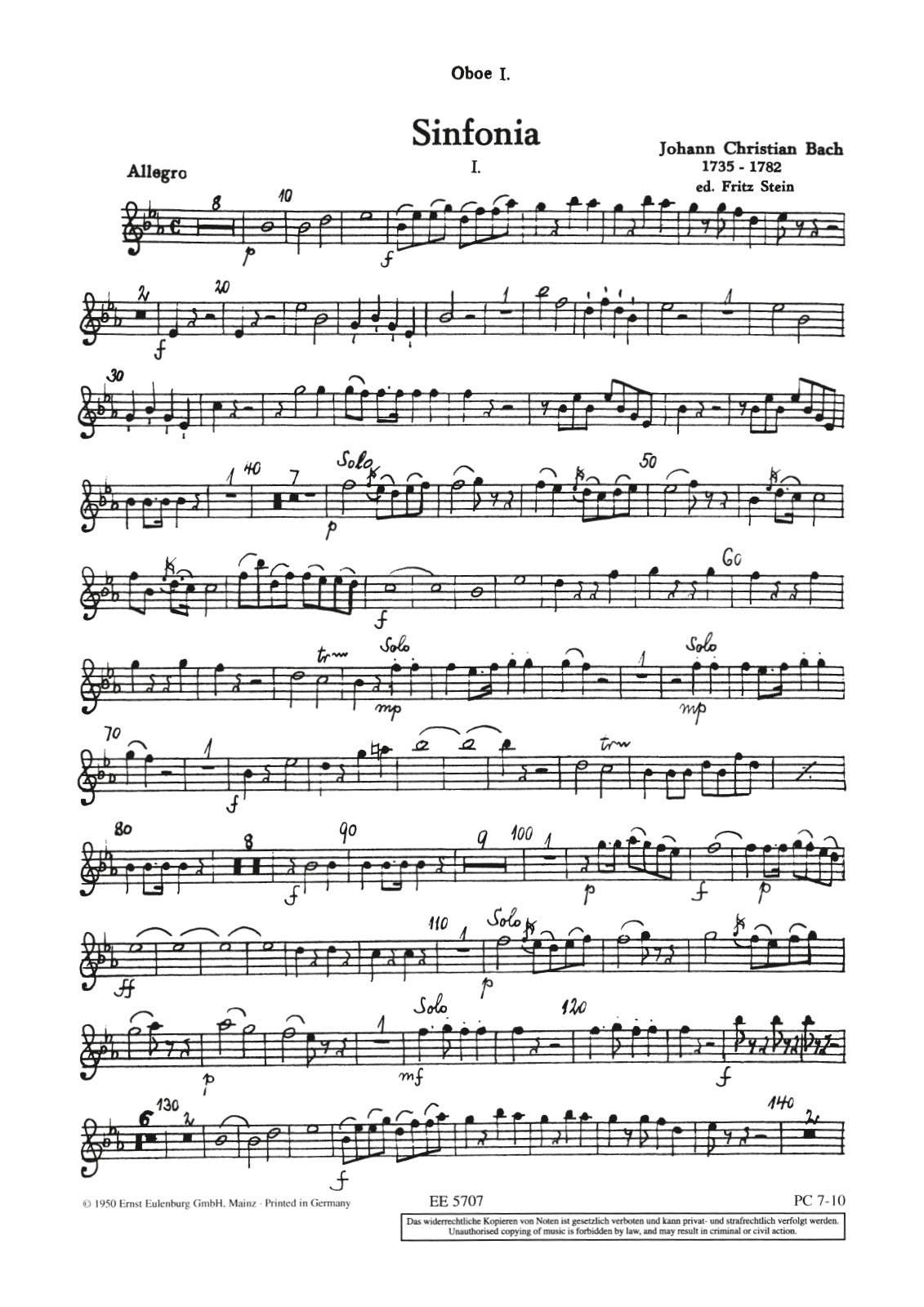 EOS 522-30 - Sinfonia Es-dur op. 9/2 - Cover