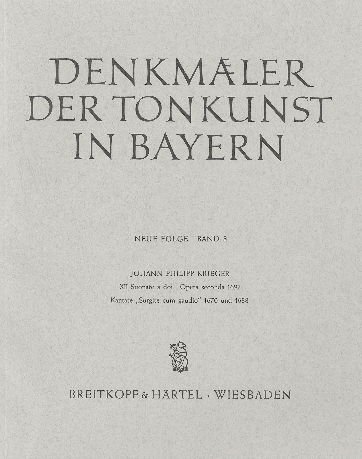 SON 238 - Gesellschaft für Bayerische Musikgeschichte - Denkmäler der Tonkunst in Bayern (Neue Folge) - Cover