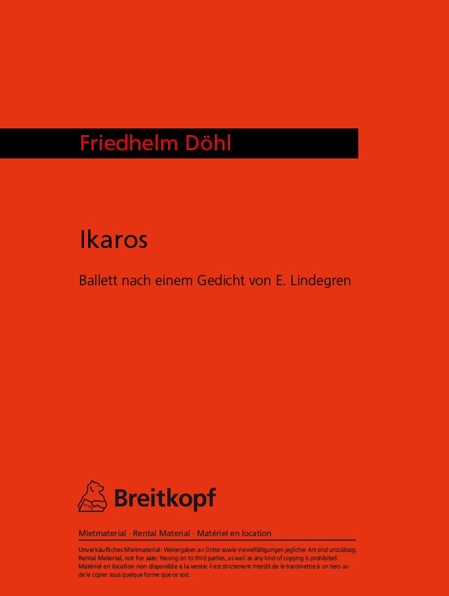 Friedhelm Döhl - Ikaros - Cover