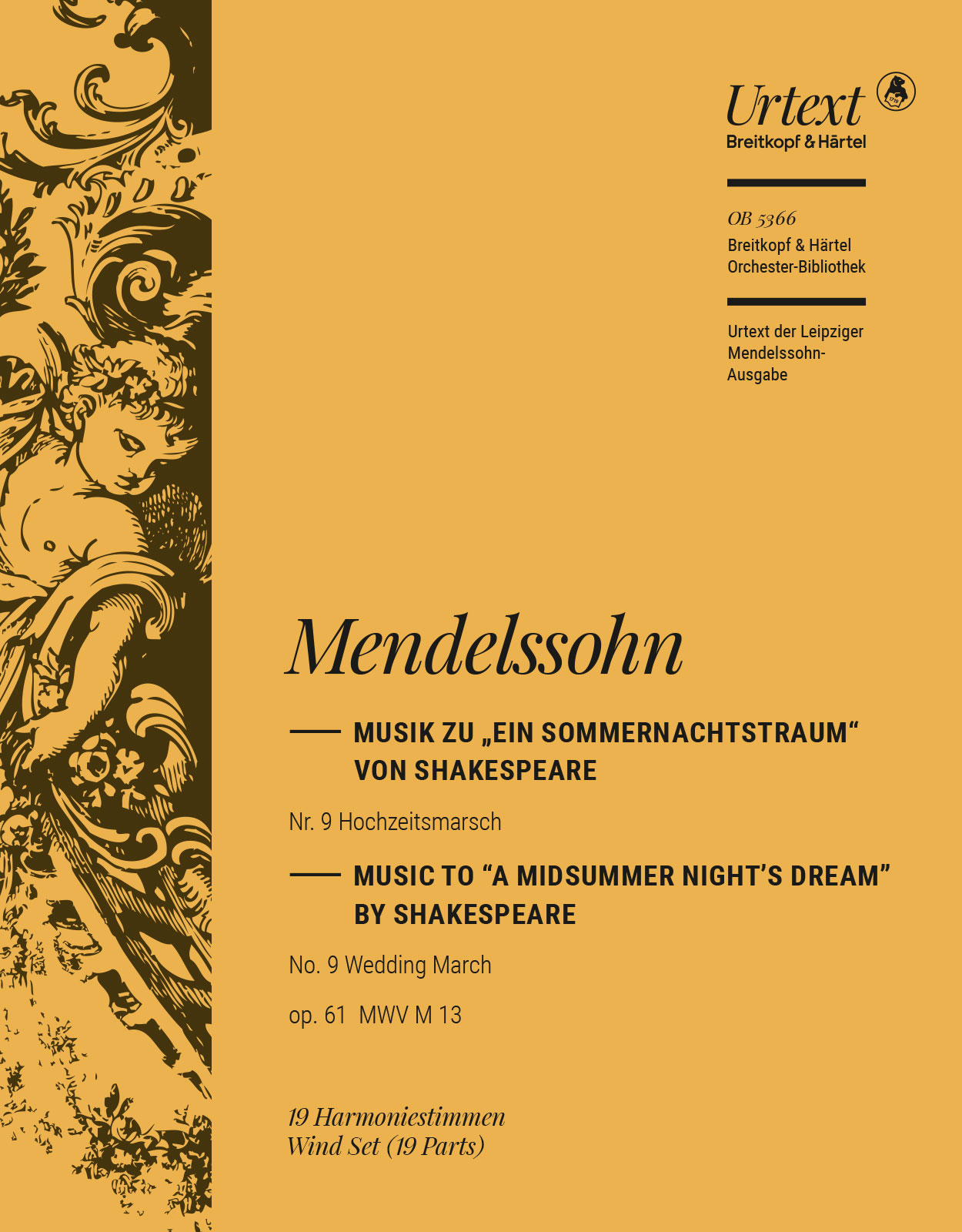 OB 5366-30 - Ein Sommernachtstraum op. 61 MWV M 13 - Cover