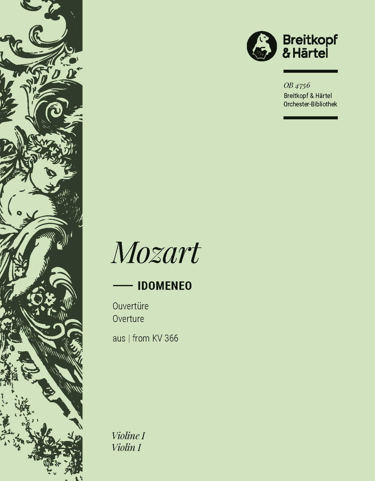 OB 4756-15 - Idomeneo K. 366 – Overture - Cover