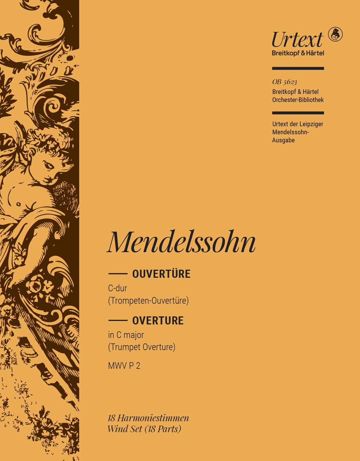 OB 5623-30 - Ouvertüre C-dur [op. 101] MWV P 2 - Cover