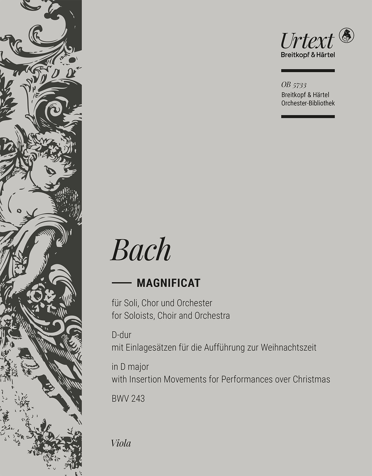 OB 5733-19 - Magnificat in D major BWV 243 - Cover