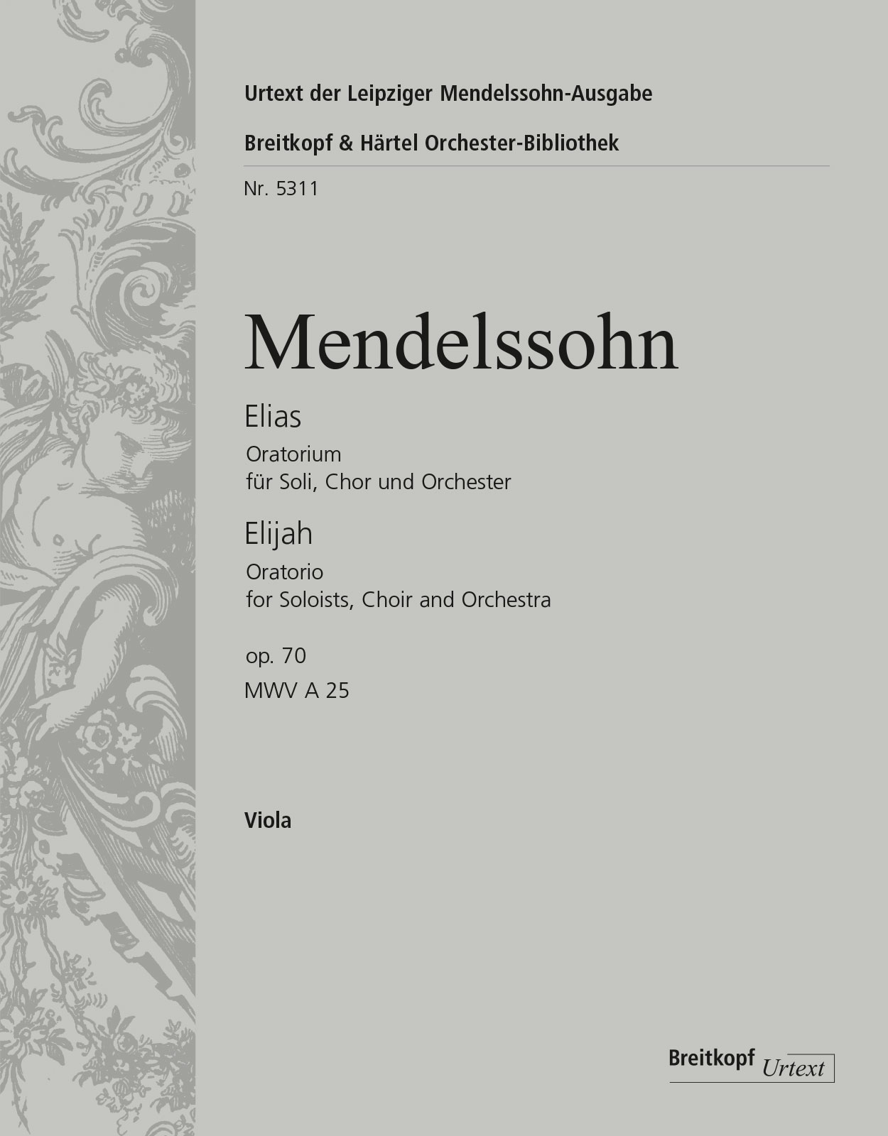 OB 5311-19 - Elias op. 70 MWV A 25 - Cover