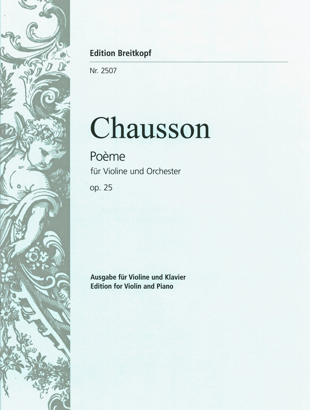 Ernest Chausson - Poème Es-dur op. 25 - Cover