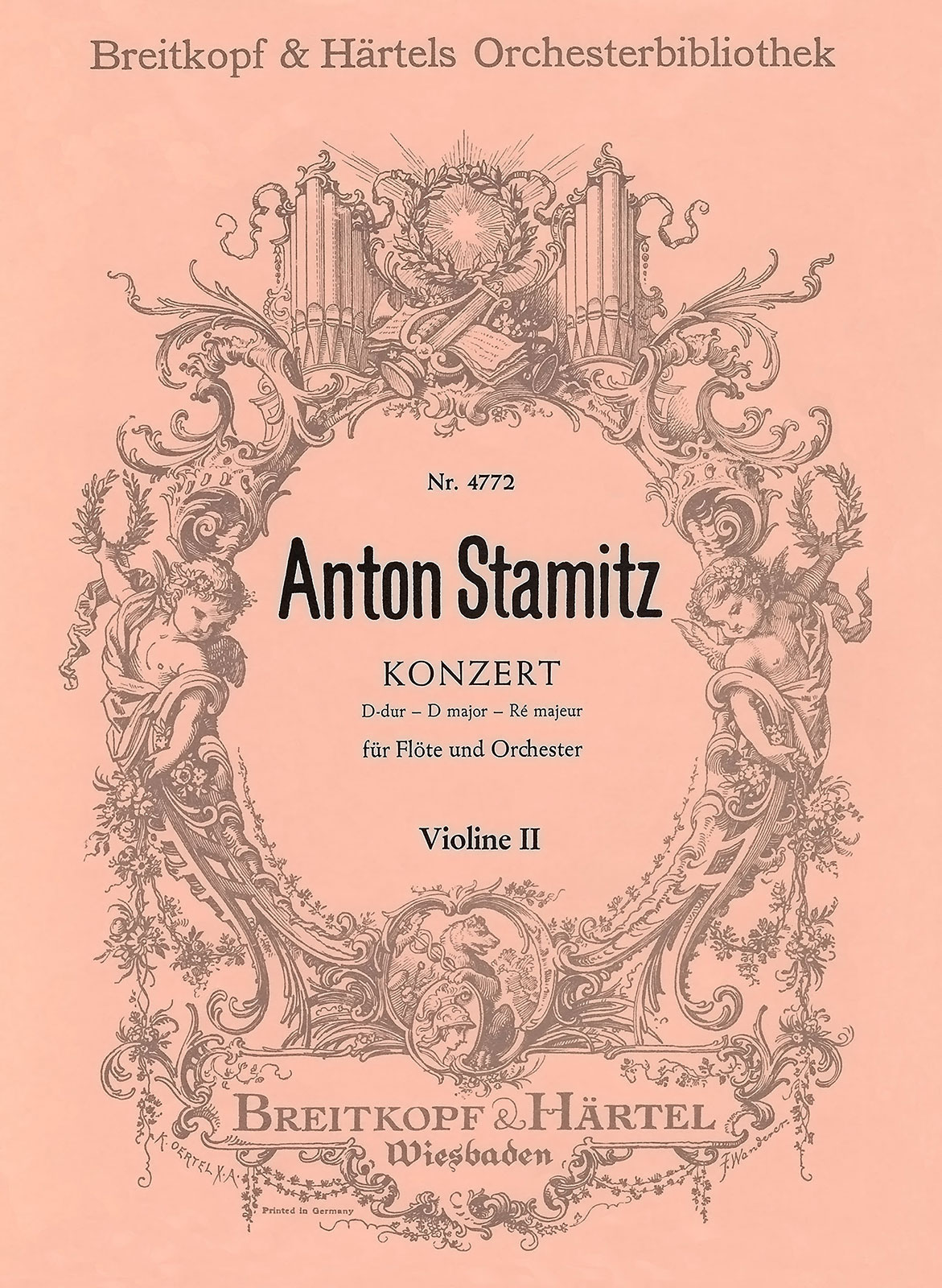 OB 4772-16 - Flötenkonzert D-dur - Cover