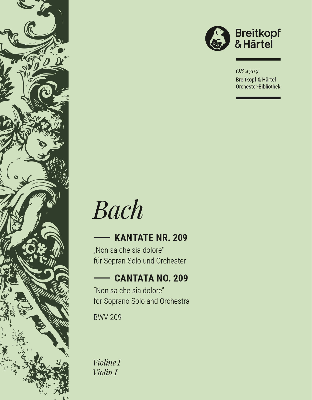 OB 4709-15 - Cantata BWV 209 Non sa che sia dolore - Cover