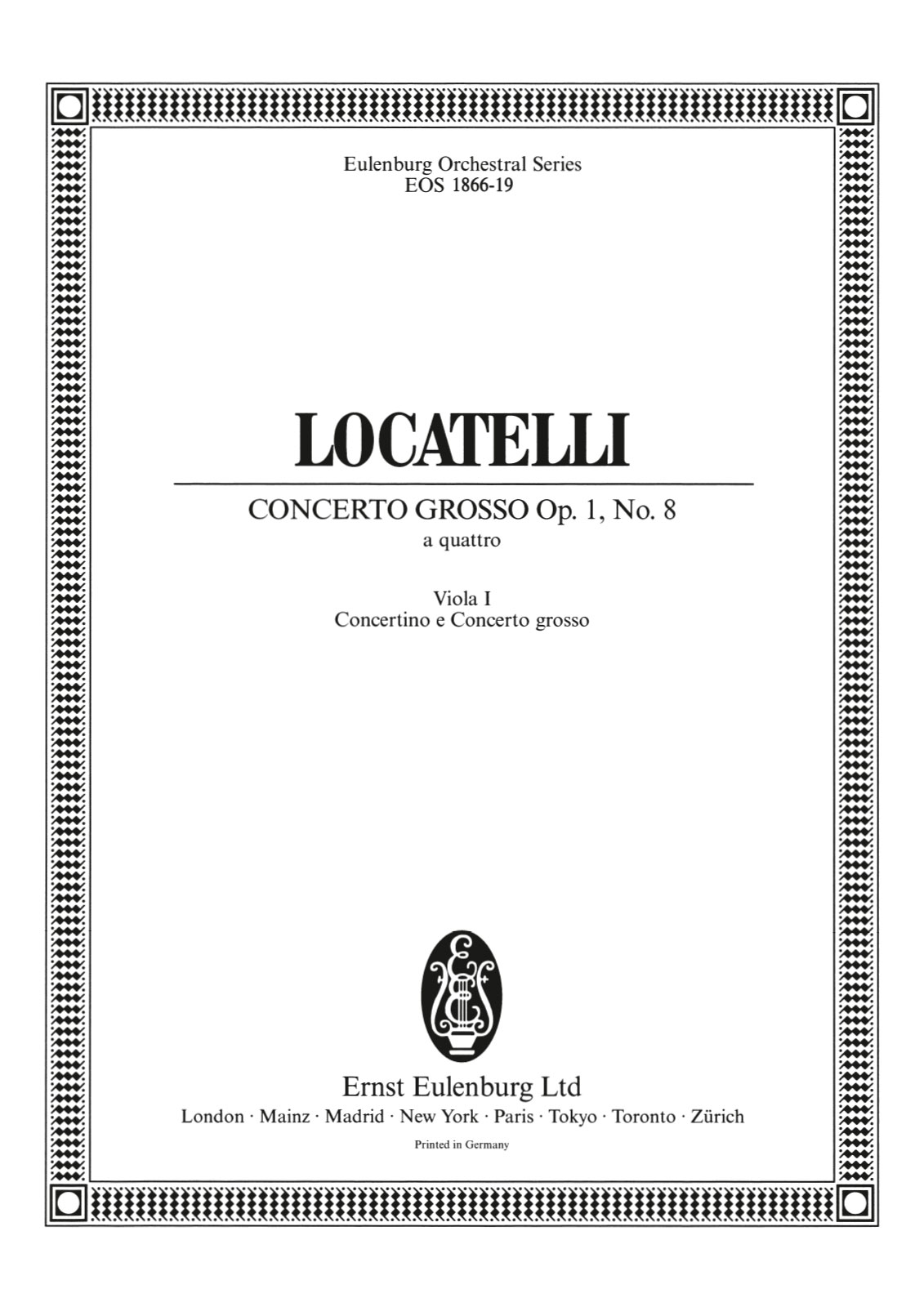 EOS 1866-19 - Concerto grosso „a quattro“ f-moll op. 1/8 - Cover