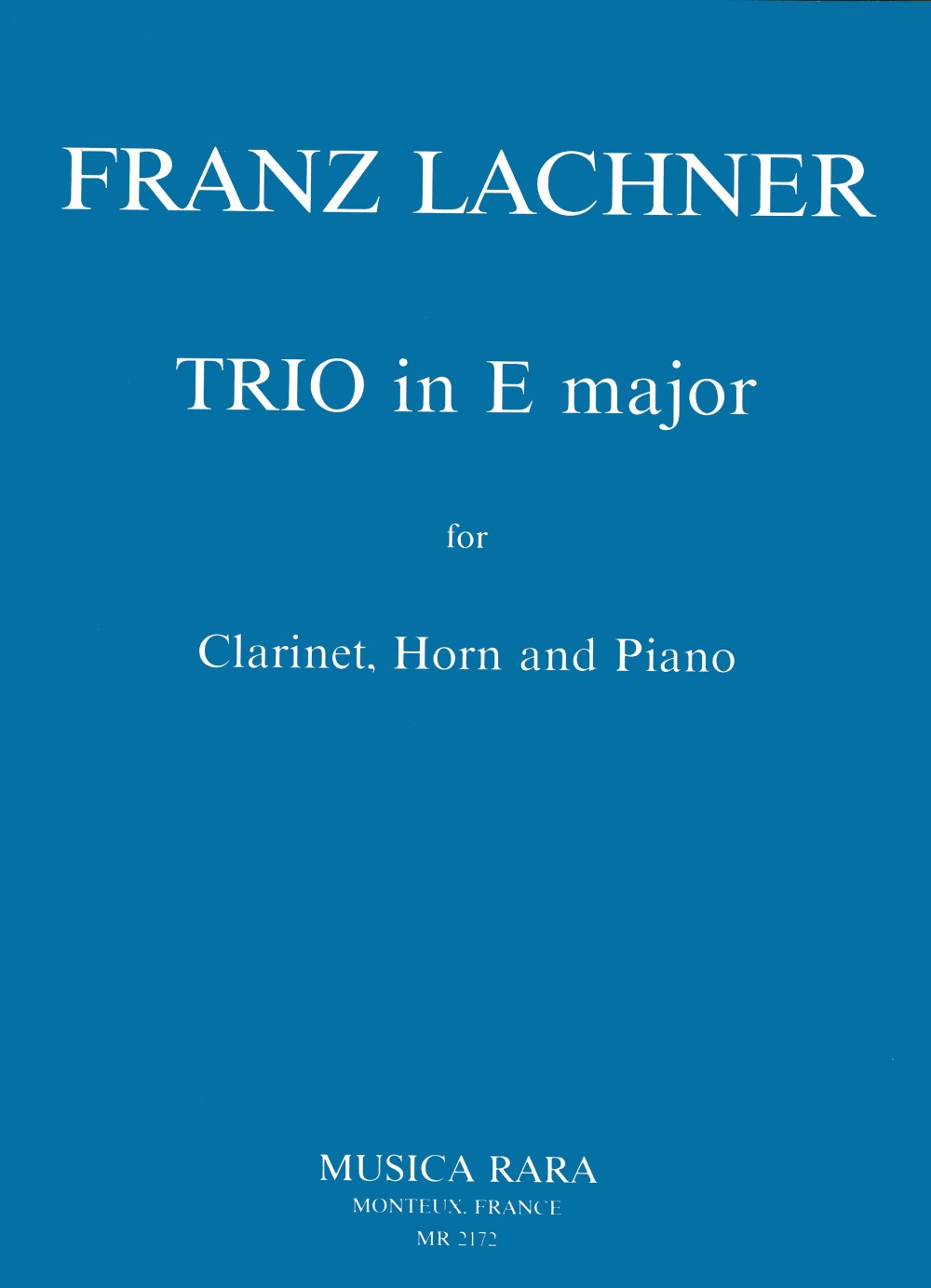 Franz Lachner - Trio E-dur - Cover