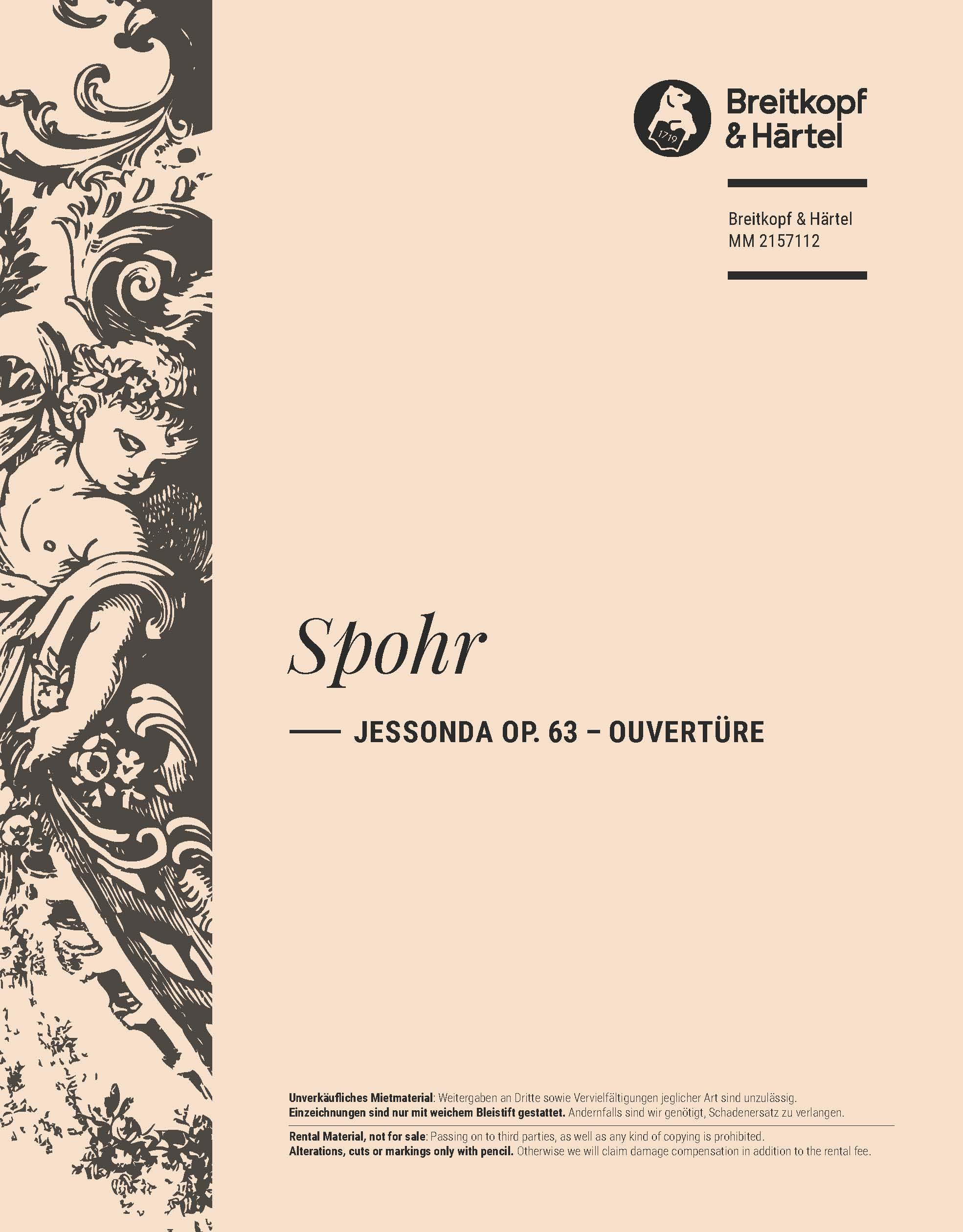 Louis Spohr - Jessonda op. 63 – Ouvertüre - Cover