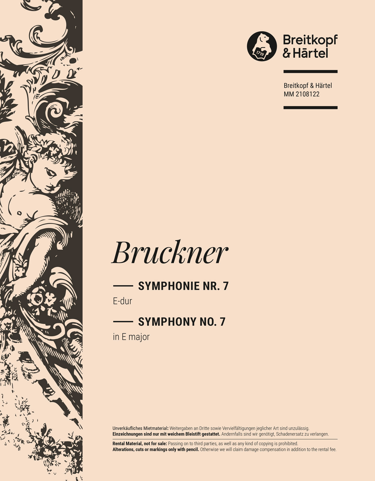 Anton Bruckner - Symphonie Nr. 7 E-dur WAB 107 - Cover