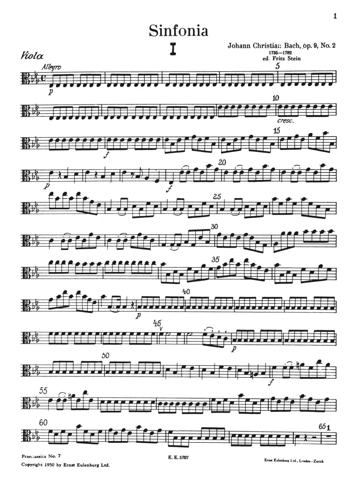 EOS 522-19 - Sinfonia Es-dur op. 9/2 - Cover