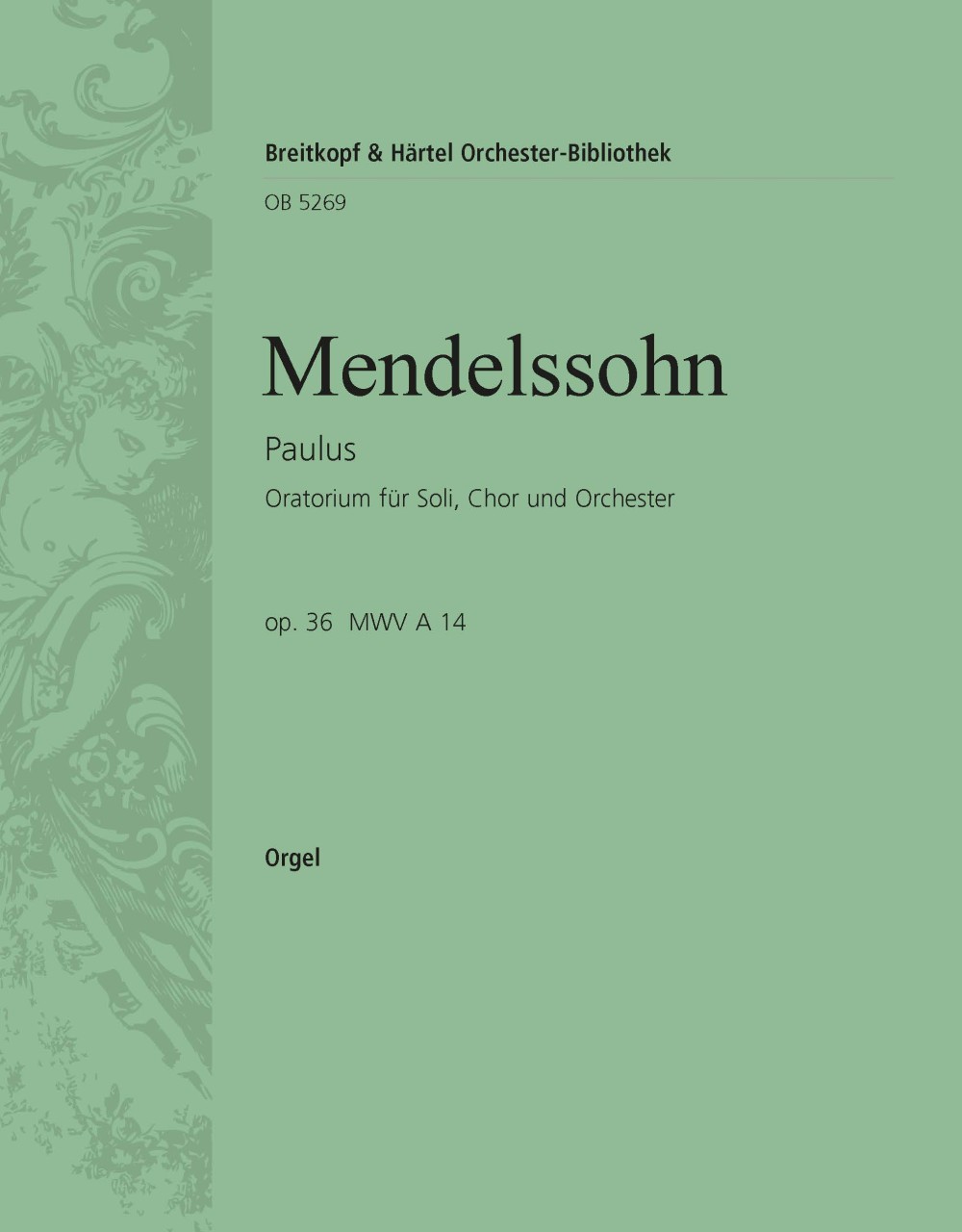 OB 5269-11 - Paulus op. 36 MWV A 14 - Cover