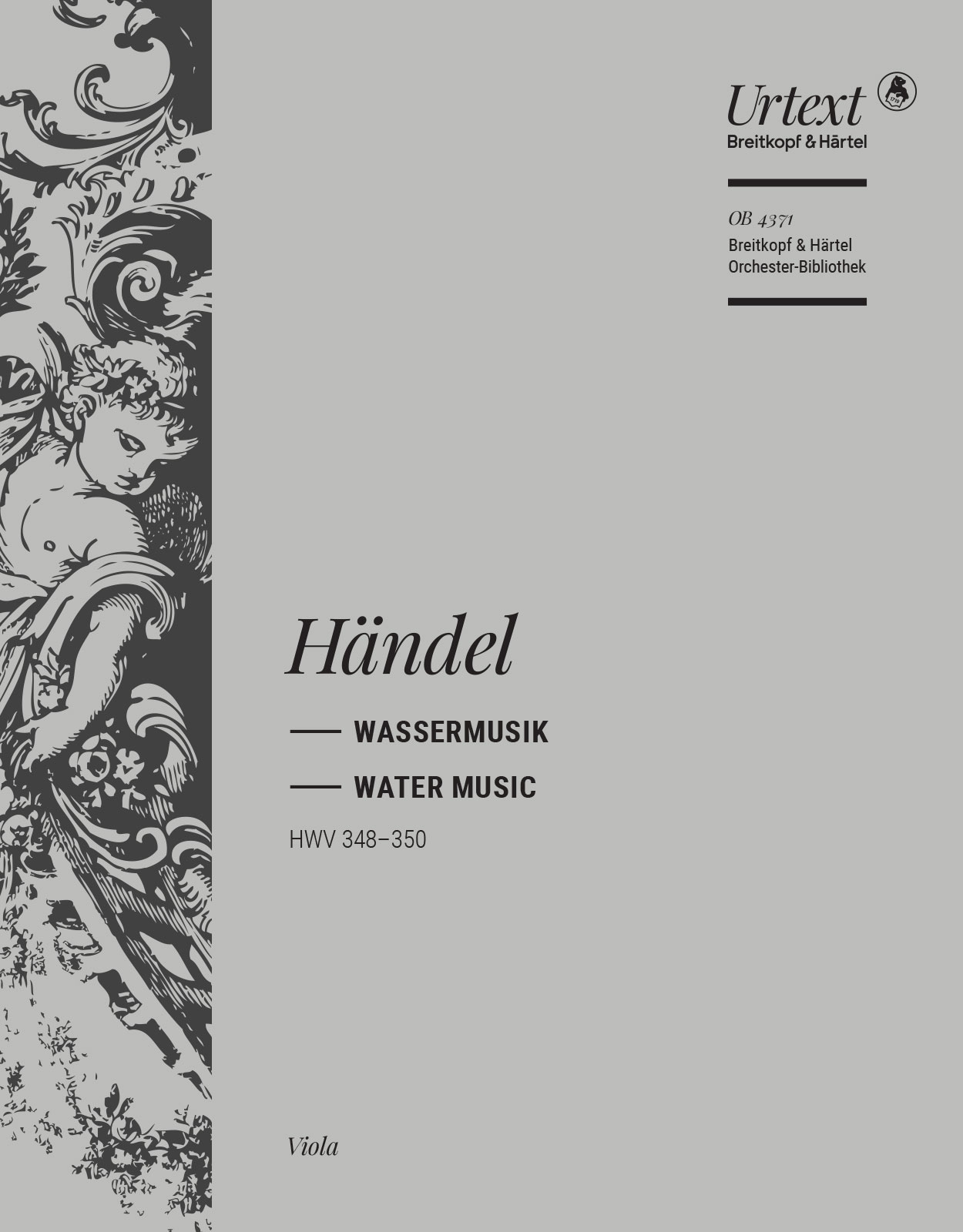 OB 4371-19 - Wassermusik F-dur HWV 348-350 - Cover