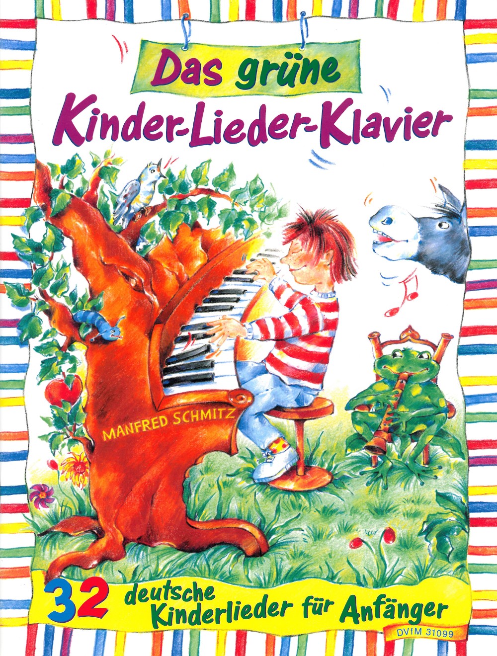 Manfred Schmitz - Das grüne Kinder-Lieder-Klavier - Cover