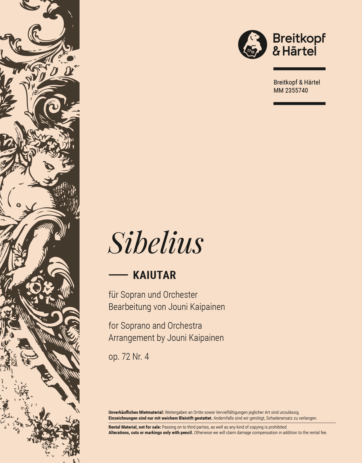 MM 2355740 - Kaiutar op. 72/4 - Cover